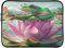 Funny Frog Pink Lotus Laptop Sleeve Bag Protective Lap Top Case Cute Computer Bag Lightweight Laptop Bag 15-16 Inch