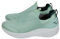 JOMA.Zapatillas Deportivas sin Cordones, Malla Transpirable, Suela Blanca.Plantilla de Memory Foam. (Verde, Sistema Tallas Calzado EU, Adulto, Mujer, Números, Mediano, 37)