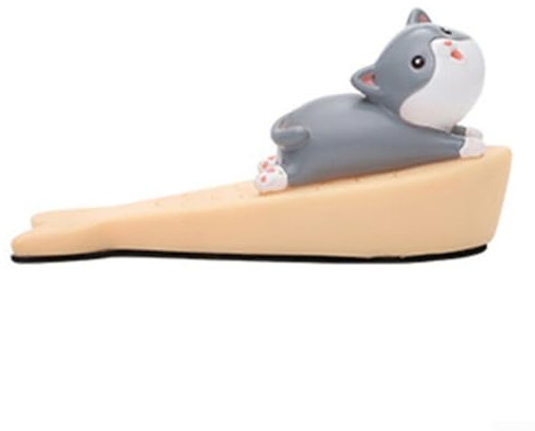 Playful PVC Enamel Cartoon Character Door Wedge Designed for Child Friendly Spaces and Home Safety Solutions (B)