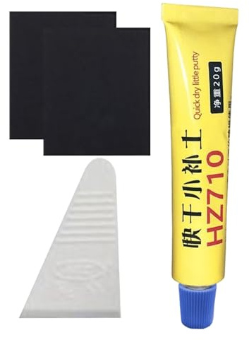 Zahoken Pâte De Réparation Carrosserie Voiture - Mastic De Remplissage Métallique À Séchage Rapide | Fournitures Apprêt Automobile pour Acier Industriel Aluminium Fissures Bosses Trou Véhicule Bateau