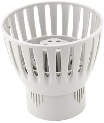 MUELODSIC Teichfilterkorb aus Pvc mit Multifunktionaler Nutzung und Einfacher Installation Antiverstopfungswerkzeug für Fischteichversorgung Beige Zubehör für Teichfilter