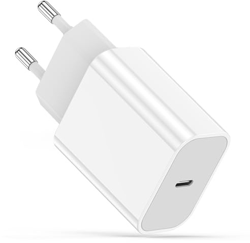 30W USB C Caricatore Phone,Certificato MFi Tipo-C Rapido Alimentatore Presa | Ricarica Caricabatterie, Caricabatteria Presa per iPhone 17/16/16 Plus/16Pro/16 Pro Max/15/14/13/12/11/SE/XS/XR/8/7/iPad Air