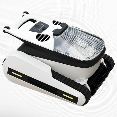 Poolreiniger Roboter mit App-Steuerung - Dual-Motor IP68 reinigt 200m² in 150 Minuten 10400mAh Akku & 4 Modi für Inground Pools