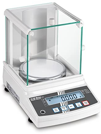 KERN Präzisionswaage PNS 600-3 (mit Stimmgabelsystem, stoßfeste Wägeplatte, mit Arbeitsschutzhaube, digitale Waage, Waage) PNS 600-3