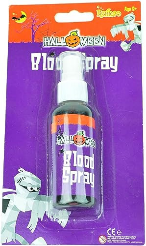 SHATCHI Fake Blood Spray Halloween Kostüm Verkleidung Zubehör Make-up Vampir Zombie Monster Gesicht Body Paint Theaterspaß (1 Stück-10, rot, 5 Stück