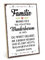 TypeStoff Holzschild mit Spruch – FAMILIE BEDEUTET TEIL VON ETWAS WUNDERBAREM – im Vintage-Look mit Zitat als Geschenk und Dekoration - HS-00465