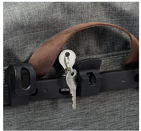 Racktime Secureit Sidebag Schloss einzeln mit 2 Schlüsseln, Silber