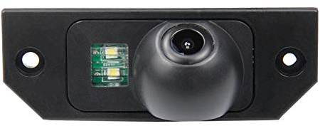 Rückfahrkamera wasserdicht Nachtsicht Auto Rückansicht Kamera Einparkhilfe, Kennzeichenleuchte (Schwarz) für Ford Galaxy MK3 Ford Kuga C520 Ford Mondeo MK4 Fiesta Fiesta Seda Fiesta ST Focus MK2