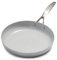 GreenPan Venice Pro Tri-Ply Acier Inoxydable Céramique Saine Antiadhésive Poêle à frire 26cm, Sans PFAS, Multicouches, à Induction, Va au Lave-Vaisselle, Va au Four, Argent
