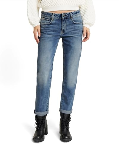 G-STAR Women's Kate Boyfriend Jeans, Blue (lt indigo aged D15264-C052-8436), 33W / 32L
