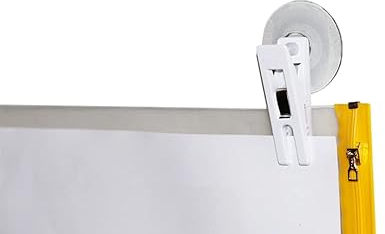 Planschutztaschen + 2 x Klammer mit Saugnapf in Größe 320x440 mm 10er Pack DIN A3