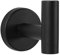 Ambrosya - Porte-Serviettes en Acier Inoxydable en Noir - Salle de Bain Support de Crochet de Manteau (Acier Inoxydable (Noir))