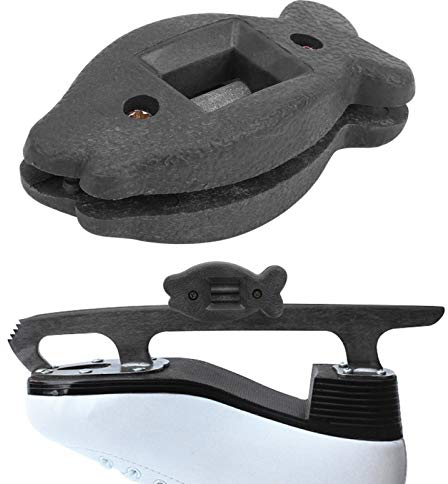 Alomejor Schlittschuh Kanten Messerschärfer Hockey Skate Schärfer Slide Schlittschuhe Eishockey Schuhe Skate Hohlschliff Kufenschärfer(schwarz)