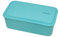 TAKENAKA Bento Snackbox für perfektes Mittagessen, umweltfreundliche Lunchbox Made in Japan, recycelbare Plastikflaschen, mikrowellen- und spülmaschinenfest, Bento Box (Blue Ice)