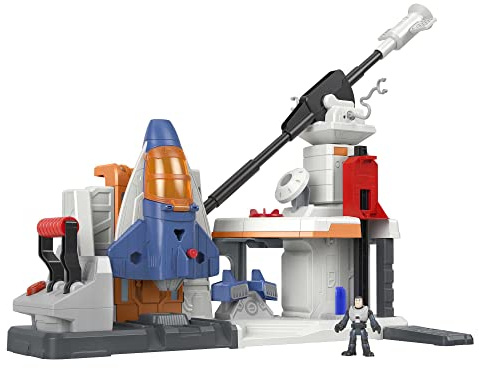 Fisher-Price Imaginext HGT25 - Weltraumstation Spielset von Disney und Pixar Lightyear, interaktives Spielzeug mit Lichtern und Geräuschen für Rollenspiele, Spielzeug für Kinder ab 3 Jahren