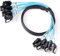 ADCAUDX Cable SATA-III de 0,5 m, 6 piezas/juego, 6 Gbps, SATA HDD-SSD, cable de datos SAS de repuesto para Bitcoin computadora, servidor, CD, DVD, unidades Raid (1.6 pies)