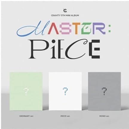 CRAVITY Master : Piece 5th Mini Album CD+POB+Photobook+Lyric card+Photocard+Tracking Sealed (SET(ORDINARY+PIECE+MONO))