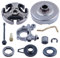 Gubeter Kupplungstrommel-Kit, für Jonsered 2171,2171 Turbo,2071,2071 Turbo,Cs2171,2165,Cs2165,Cs2163,2063,2065 Kettensäge, 503 74 44 01,503 75 61 02, 503 93 24 71