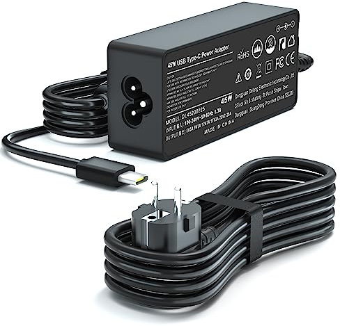 Cargador 45W USB C para Lenovo Chromebook 100e 300e 500e c330 c340, Acer Chromebook c733 c933 r752 spin 511, HP, DELL, ASUS, Cargador Portátil Tipo C