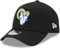 New Era Los Angeles Rams NFL Evergreen Schwarz Verstellbare 9Forty A-Frame Cap - One-Size