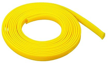 Rebower Braided Cable Sleeve Expandable Sleeving, [for Electronic Wire Protect] - 9.8Feet x 3/8 Inch / Red / 1Pcs