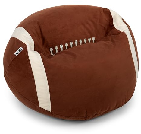 Big Joe Sports Ball Sitzsack aus weichem Polyester, Fußball-Motiv, 0,8 m