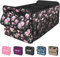 YOHOOLYO Kofferraum Organizer Faltbar 72L Auto Kofferraumtasche unterstützt 35 kg 600D Oxford-Gewebe Wasserdicht Rutschfest mit Griffe Rose 60 x 37 x 32.5 cm