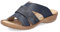 Rieker Damen Pantoletten 60897, Frauen Slipper,Sandalen,Freizeitschuhe,Schlupfschuhe,schluepfschuhe,Slides,Slip-ons,Mules,blau (14),36 EU / 3.5 UK