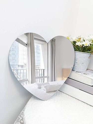 Wandsticker Spiegel 1 Stück Spiegelwandaufkleber in Herzform