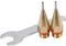 Oewnvmd 2Pcs 1Mm Aperture Diameter Hot Melt Glue Nozzle 1.0X40Mm Copper Nozzle with Nozzle Wrench Interchangeable Nozzle Parts
