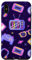 Hülle für iPhone XS Max Case Lila Retro Gaming Funky Gamer Vintage Videospiel