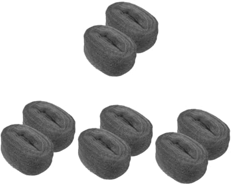 GLEAVI 8piezas Estropajo De Acero Flexible para Pulir y Limpiar Superficies para Tareas De DIY y Acabados Suaves