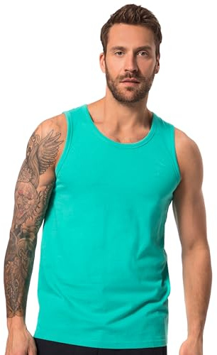 JP 1880 Herren große Größen Übergrößen Menswear L-8XL Tank Top, Basic, ärmellos helles karibikgrün 8XL 705145452-8XL