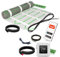 EH Expert EcoPRO Heizmatten Set | 100 W/m² | 8 m² | Elektrische Fußbodenheizung - für Fliesen, Naturstein, Teppich, Vinyl und Laminat, inkl. Installationsmaterial, mit WLAN Touchthermostat (Weiß)