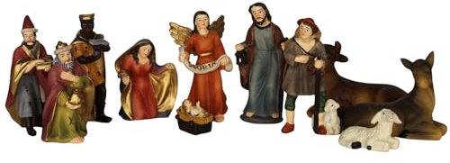 ZICOM Krippenfigurenset Eilat persisch ca. 8cm 11-TLG. Polyresin handbemalt