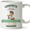 MUGFFINS Basketball Coach Man Mug - in English - Best in Universe Trophy - Funny Gift for Colleagues - Ceramic 11oz Mug