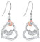 DAYLINLOVE Tennis Ohrringe S925 Sterling Silber Tennis Ohrringe Tennis Schmuck Geschenke für Frauen Tennis Liebhaber