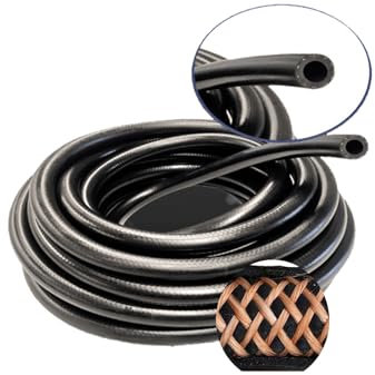 8mm Fuel Hose for Cars, Motorbikes, lawnmowers, Diesel, Petrol and Water Tanks. The Fuel Hose is 1 metres Long.