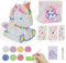 Joellfuner Luce notturna Unicorno, Lampada Creativa a Bastoncino DIY Diamond, Lampada Decorativa per la Stanza dei Bambini con Adesivi e Diamanti, Regalo di Compleanno Unicorno Fatto a Mano per Bambin