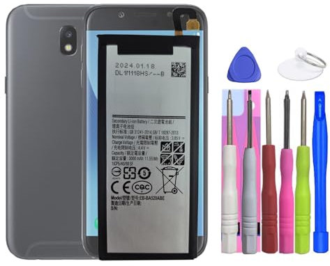 MUKUZI Batteria compatibile con Galaxy A5 2017 (A520F), J5 2017 (J530F) telefono cellulare (ricambio per EB-BA520ABE EB-BJ530ABE)