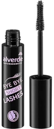 alverde NATURKOSMETIK Mascara Bye Bye Short Lashes Schwarz, 14 ml