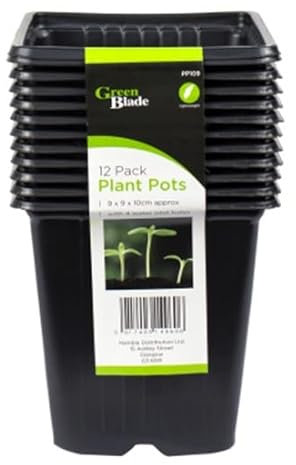 Quickdraw Lot de 48 pots de semis en plastique durables de 10 cm pour démarrage et transplantation de graines