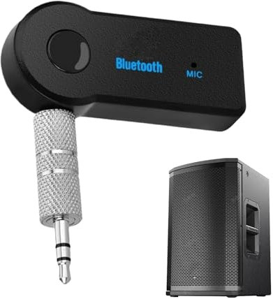 Wireless Car Receiver, 3.5mm Audio Adapter Receiver, 2.09x0.98x0.43 inches Multifunctional MP3 Player Transmitters, Music Players, Car Electronics for Women, Men