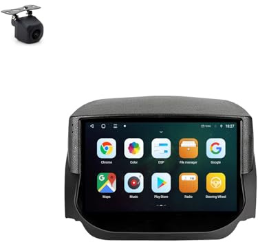 Android 13 2 DIN Radio 9 Pollice Schermo touch per auto per Ford Ecosport Eco Sport 2014-2018 con Telecamera Posteriore/Wireless Carplay/BT/FM/navigazione GPS Controllo al volante(2+64G)