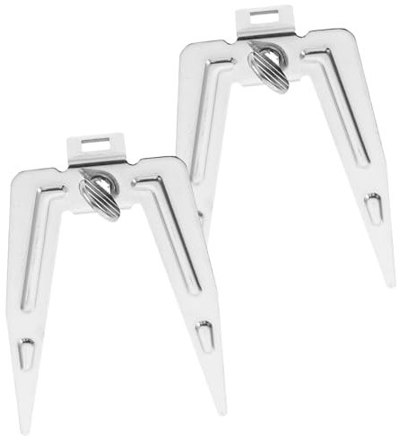 SUPVOX 2Pezzi Forchette Inossidabile per Friggitrice ad Aria e Barbecue Spiedini per e Rotazione per Uniforme per Picnic e