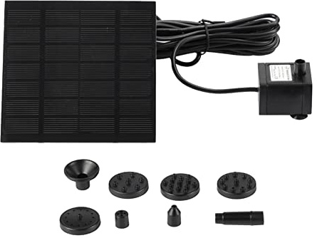 Jrudjsnhhty Solar Water Pump Solar Panel Fountain Pump Pool Pond Garden Water Sprinkler Sprayer for Bird Bath/Pond/Garden