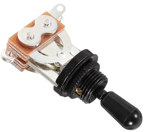 EPIGEIST Selector de Posiciones para Guitarra Eléctrica Repuesto Metálico Duradero para Conmutador de Accesorio Resistente para Reemplazo de Palanca