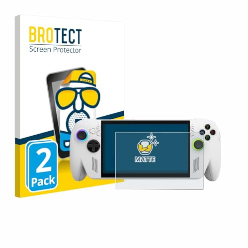 BROTECT Schutzfolie für ASUS ROG Xbox Ally | 2 Stück Entspiegelnder Displayschutz Made in Germany Matte Displayschutz-Folie Anti-Reflex Anti-Fingerprint Einfache Montage