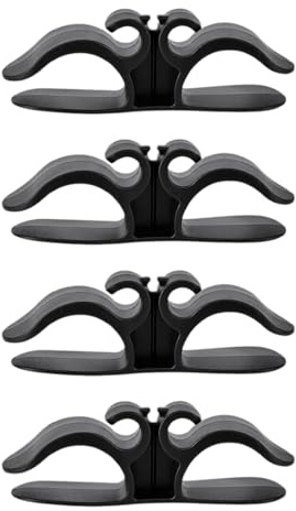 UIEXEA 4 Pezzi Organizer per Cavi Elettrodomestici, Cord Organizer a Clip per Cavo Per Elettrodomestici Da Cucina per Cavi da Cucina Fermacavi Adesivi