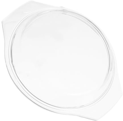 PACKOVE Couvercle Verre Transparent pour Micro-Ondes, Protection Projections, 1 Pièce Résistante la Chaleur, Adapté pour Repas Quotidiens